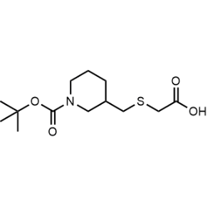 2-(1-(tert-Butoxycarbonyl)piperidin-3-yl)-2-(methylthio)acetic acid|CS-0703231