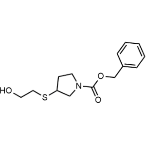 Benzyl 3-((2-hydroxyethyl)thio)pyrrolidine-1-carboxylate|CS-0703261