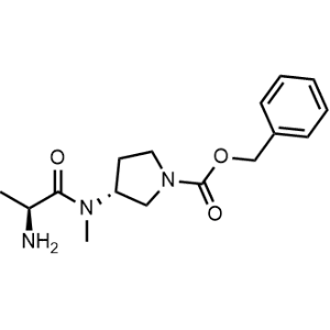 (R)-Benzyl 3-((S)-2-amino-N-methylpropanamido)pyrrolidine-1-carboxylate|CS-0703510