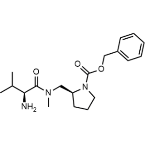 (S)-Benzyl 2-(((S)-2-amino-N,3-dimethylbutanamido)methyl)pyrrolidine-1-carboxylate|CS-0703568