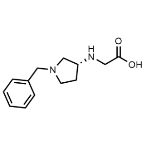 (R)-2-((1-Benzylpyrrolidin-3-yl)amino)acetic acid|CS-0703587