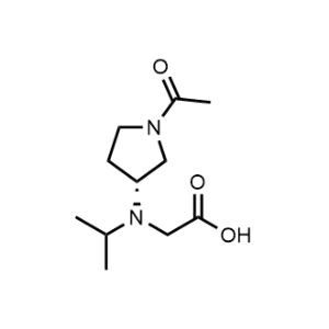 (R)-2-((1-Acetylpyrrolidin-3-yl)(isopropyl)amino)acetic acid|CS-0703940