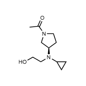 (R)-1-(3-(Cyclopropyl(2-hydroxyethyl)amino)pyrrolidin-1-yl)ethanone|CS-0704023