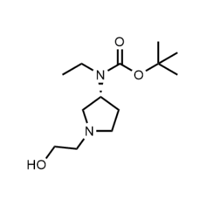 (R)-tert-Butyl ethyl(1-(2-hydroxyethyl)pyrrolidin-3-yl)carbamate|CS-0704473