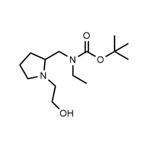 tert-Butyl ethyl((1-(2-hydroxyethyl)pyrrolidin-2-yl)methyl)carbamate|CS-0704475