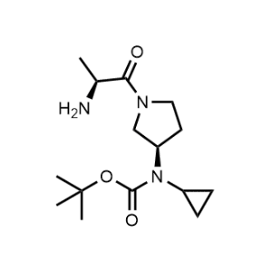 tert-Butyl ((R)-1-((S)-2-aminopropanoyl)pyrrolidin-3-yl)(cyclopropyl)carbamate|CS-0704651
