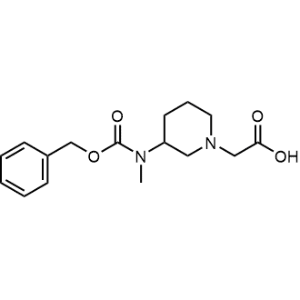 2-(3-((2-(Benzyloxy)-2-oxoethyl)amino)piperidin-1-yl)acetic acid|CS-0705034