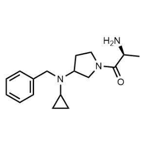 2-Amino-1-((S)-3-(benzyl(cyclopropyl)amino)pyrrolidin-1-yl)propan-1-one|CS-0705329