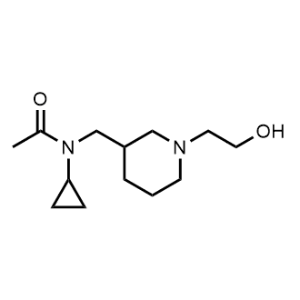 N-Cyclopropyl-N-((1-(2-hydroxyethyl)piperidin-3-yl)methyl)acetamide|CS-0705492