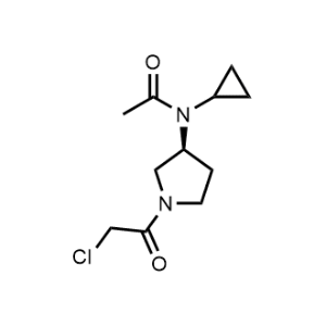 (S)-N-(1-(2-Chloroacetyl)pyrrolidin-3-yl)-N-cyclopropylacetamide|CS-0705582