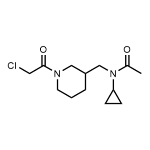 N-((1-(2-Chloroacetyl)piperidin-3-yl)methyl)-N-cyclopropylacetamide|CS-0705587