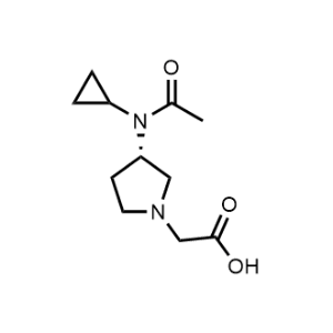 (S)-2-(3-(N-Cyclopropylacetamido)pyrrolidin-1-yl)acetic acid|CS-0705789
