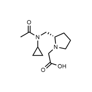 (S)-2-(2-((N-Cyclopropylacetamido)methyl)pyrrolidin-1-yl)acetic acid|CS-0705791