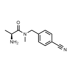 (S)-2-Amino-N-(4-cyanobenzyl)-N-methylpropanamide|CS-0706505