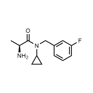 (S)-2-Amino-N-cyclopropyl-N-(3-fluorobenzyl)propanamide|CS-0706529
