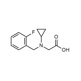 2-(Cyclopropyl(2-fluorobenzyl)amino)acetic acid|CS-0706593