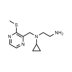 N1-Cyclopropyl-N1-((3-(methylthio)pyrazin-2-yl)methyl)ethane-1,2-diamine|CS-0707114