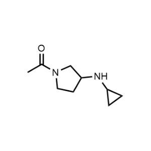 1-(3-(Cyclopropylamino)pyrrolidin-1-yl)ethanone|CS-0707668