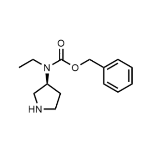 (S)-Benzyl ethyl(pyrrolidin-3-yl)carbamate|CS-0707719