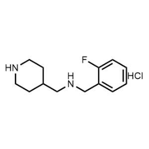 N-(2-Fluorobenzyl)-1-(piperidin-4-yl)methanamine hydrochloride|CS-0707878