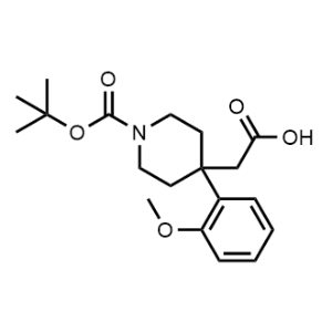 2-(1-(tert-Butoxycarbonyl)-4-(2-methoxyphenyl)piperidin-4-yl)acetic acid|CS-0707907