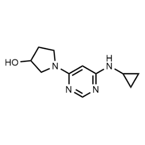 1-(6-(Cyclopropylamino)pyrimidin-4-yl)pyrrolidin-3-ol|CS-0708107