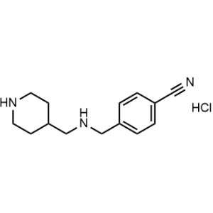 4-(((Piperidin-4-ylmethyl)amino)methyl)benzonitrile hydrochloride|CS-0708120