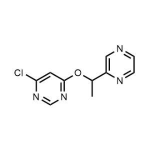 4-Chloro-6-(1-(pyrazin-2-yl)ethoxy)pyrimidine|CS-0708334