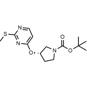 (S)-tert-Butyl 3-((2-(methylthio)pyrimidin-4-yl)oxy)pyrrolidine-1-carboxylate|CS-0708506