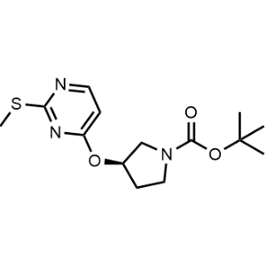 (R)-tert-Butyl 3-((2-(methylthio)pyrimidin-4-yl)oxy)pyrrolidine-1-carboxylate|CS-0708507
