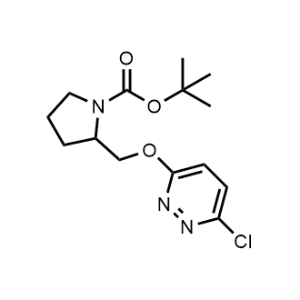 tert-Butyl 2-(((6-chloropyridazin-3-yl)oxy)methyl)pyrrolidine-1-carboxylate|CS-0708778