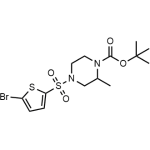 tert-Butyl 4-((5-bromothiophen-2-yl)sulfonyl)-2-methylpiperazine-1-carboxylate|CS-0708811