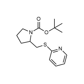 tert-Butyl 2-((pyridin-2-ylthio)methyl)pyrrolidine-1-carboxylate|CS-0709322