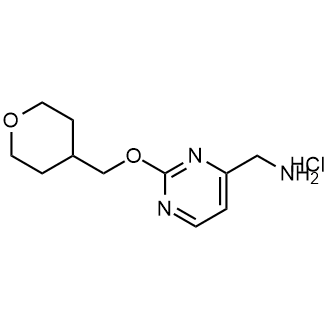 (2-((Tetrahydro-2H-pyran-4-yl)methoxy)pyrimidin-4-yl)methanamine hydrochloride|CS-0709613