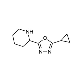 2-Cyclopropyl-5-(piperidin-2-yl)-1,3,4-oxadiazole|CS-0709726