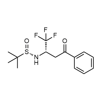 (S)-2-Methyl-N-[(2S)-1,1,1-trifluoro-4-oxo-4-phenylbutan-2-yl]propane-2-sulfinamide|CS-0709979