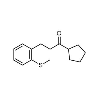 Cyclopentyl 2-(2-thiomethylphenyl)ethyl ketone|CS-0710083