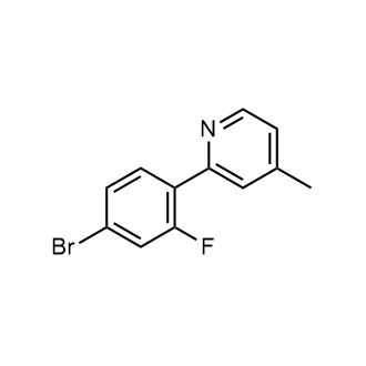 2-(4-Bromo-2-fluorophenyl)-4-methylpyridine|CS-0710312