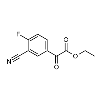 Ethyl 2-(3-cyano-4-fluorophenyl)-2-oxoacetate|CS-0710373