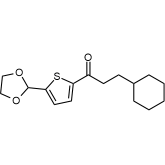 (2-Cyclohexyl)ethyl 5-(1,3-dioxolan-2-yl)-2-thienyl ketone|CS-0710845