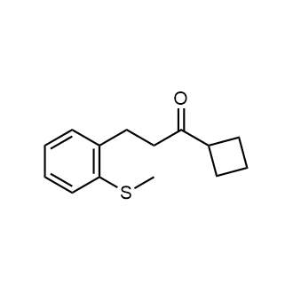 Cyclobutyl 2-(2-thiomethylphenyl)ethyl ketone|CS-0712046