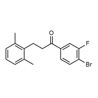 4'-Bromo-3-(2,6-dimethylphenyl)-3'-fluoropropiophenone|CS-0712302