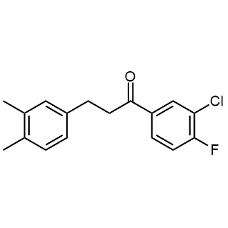 3'-Chloro-3-(3,4-dimethylphenyl)-4'-fluoropropiophenone|CS-0712334