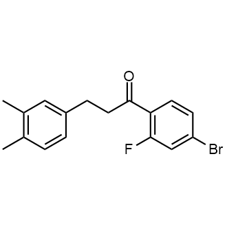 4'-Bromo-3-(3,4-dimethylphenyl)-2'-fluoropropiophenone|CS-0712337