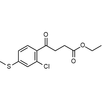 Ethyl 4-(2-chloro-4-(methylthio)phenyl)-4-oxobutanoate|CS-0713035