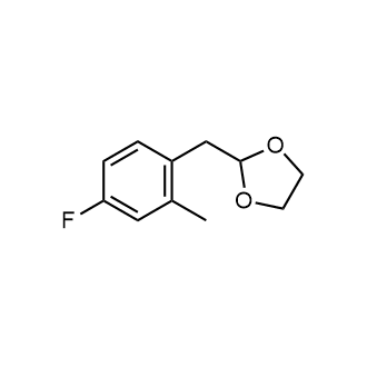 2-(4-Fluoro-2-methylbenzyl)-1,3-dioxolane|CS-0713088