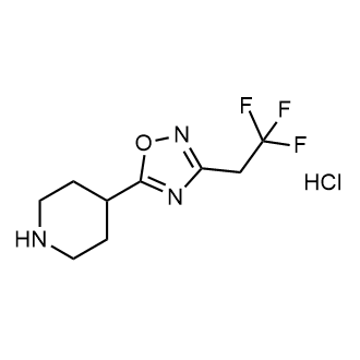5-(Piperidin-4-yl)-3-(2,2,2-trifluoroethyl)-1,2,4-oxadiazole hydrochloride|CS-0713208