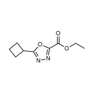 Ethyl 5-cyclobutyl-1,3,4-oxadiazole-2-carboxylate|CS-0713218