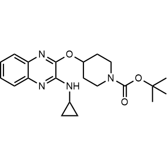 tert-Butyl 4-((3-(cyclopropylamino)quinoxalin-2-yl)oxy)piperidine-1-carboxylate|CS-0713258