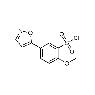 5-(Isoxazol-5-yl)-2-methoxybenzene-1-sulfonyl chloride|CS-0713697